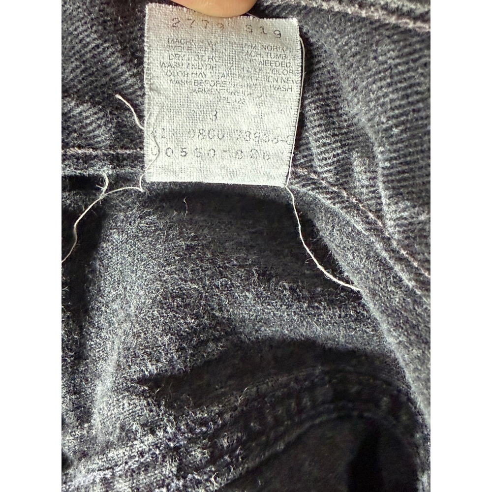 Vintage 2000 Levis 550 Relaxed Fit Tapered Leg Black Denim Jeans Mens 36x30 - Picture 4 of 10